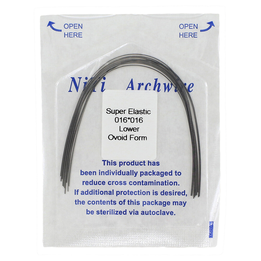 Orthodontic Arch Wire NiTi Stainless Steel Archwires Round Rectangular Natural