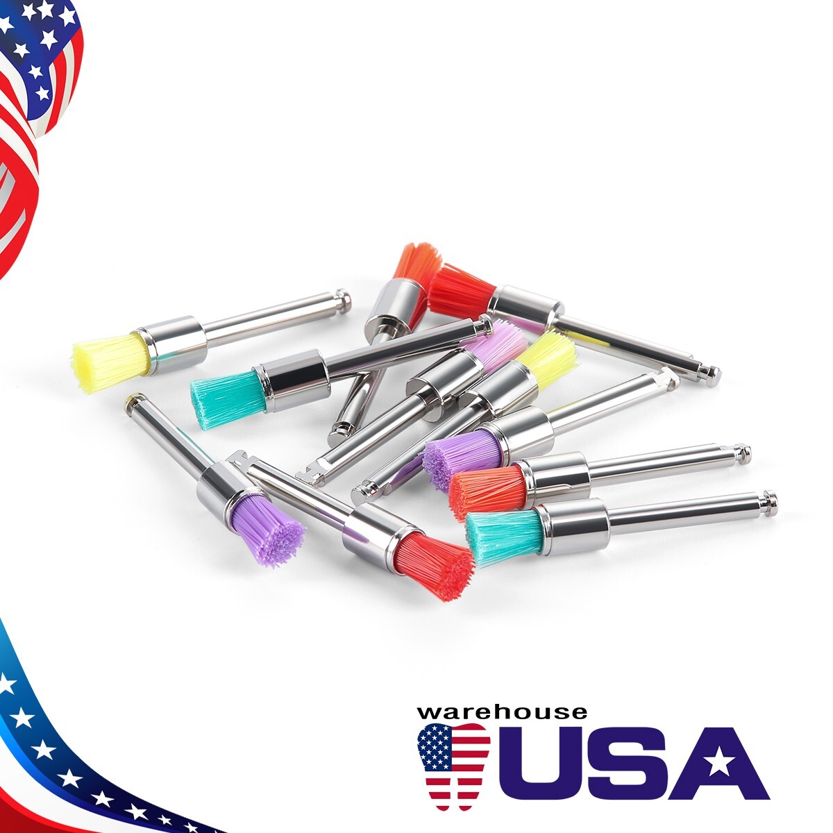 AZDENT Dental Composite Resin Polishing Rubber Polishers For Low Speed Handpiece