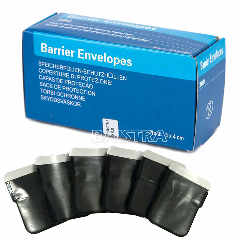 Dental Digital X-Ray Scan X Barrier Size #2 Envelope For Phosphor Storage Plates