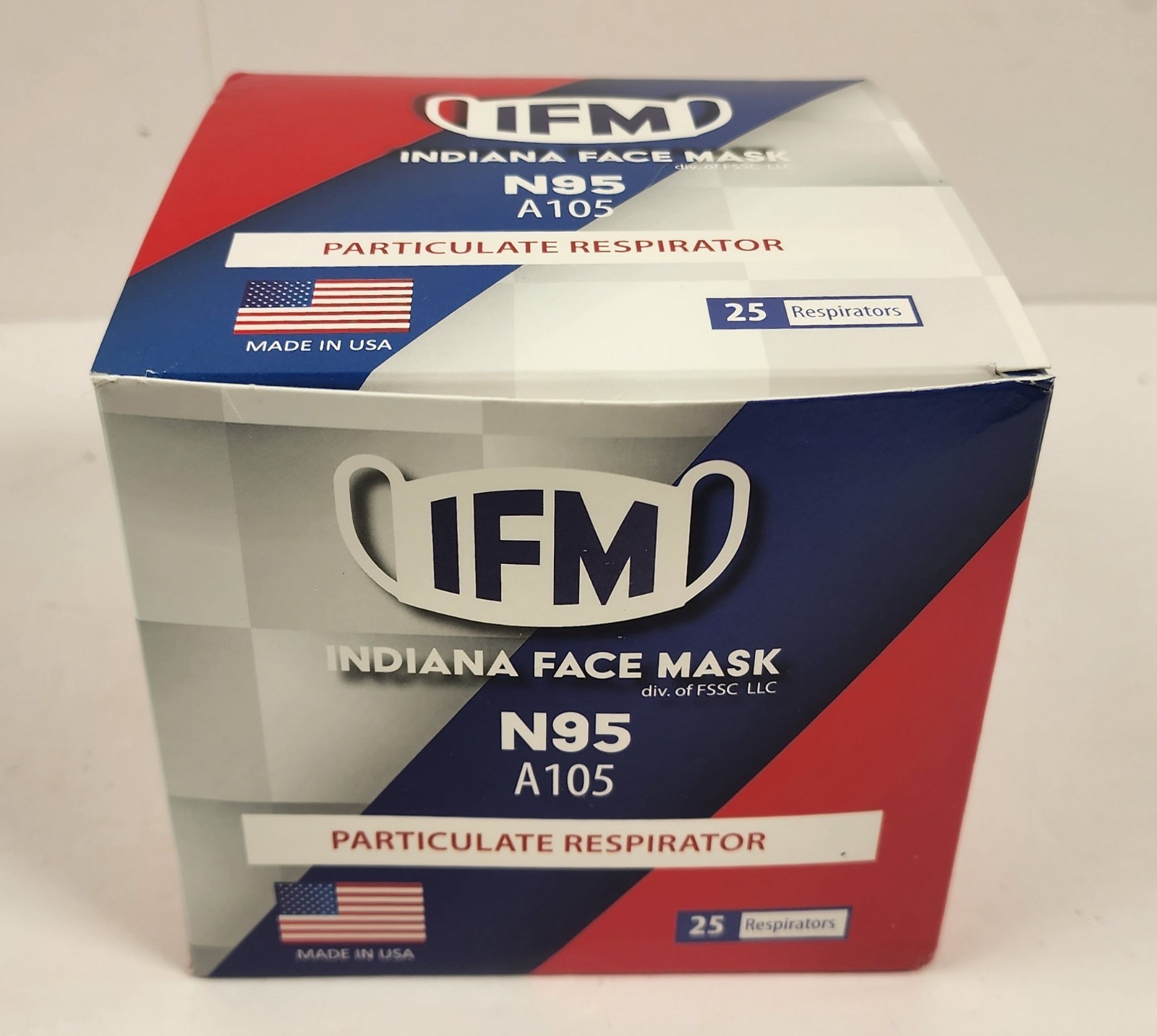 IFM General Use N95 Disposable Face Mask – 25 Count – Brand New/Unopened.