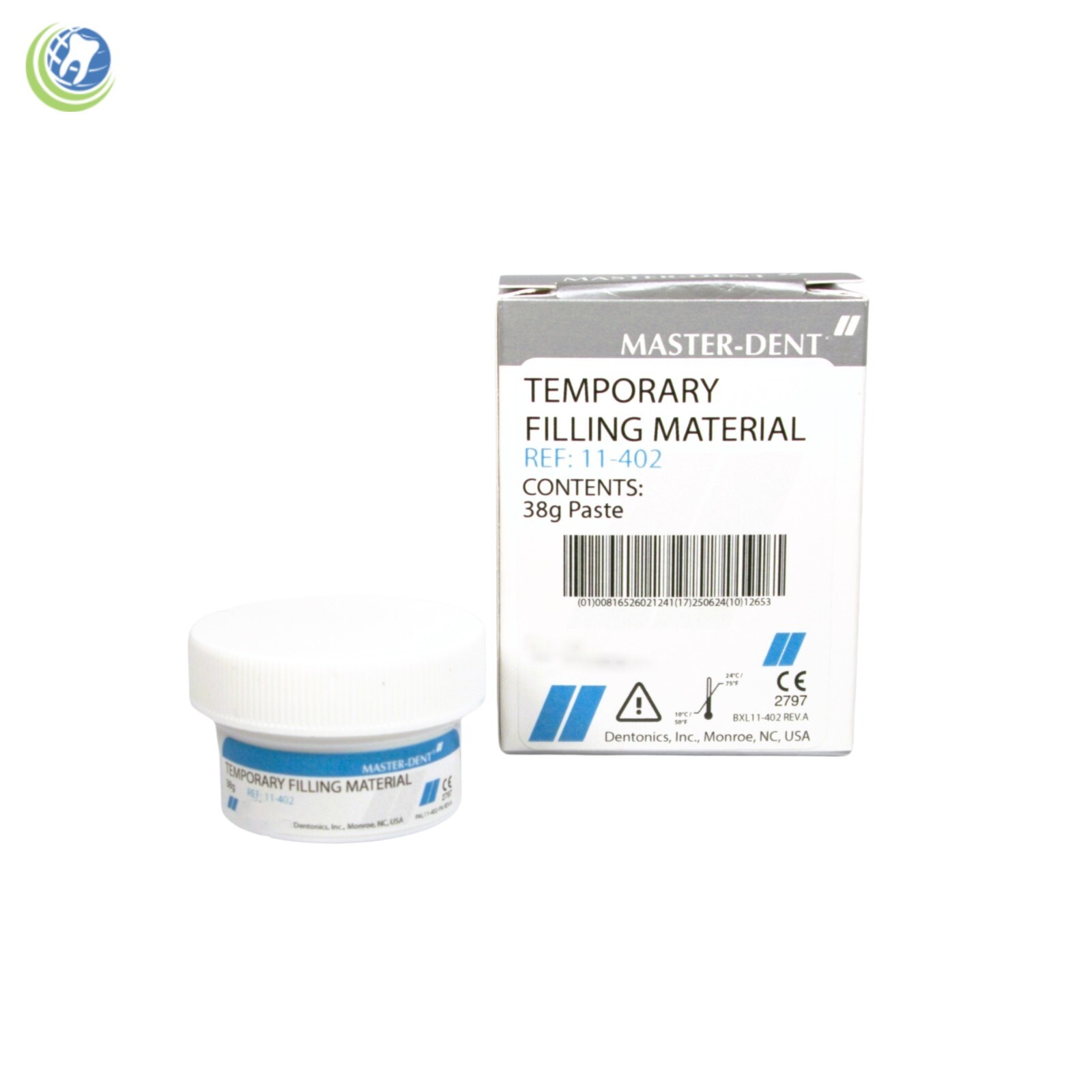 DENTAL Temporary Filling Material Paste 38g 11-402 Restorative Saliva Cure