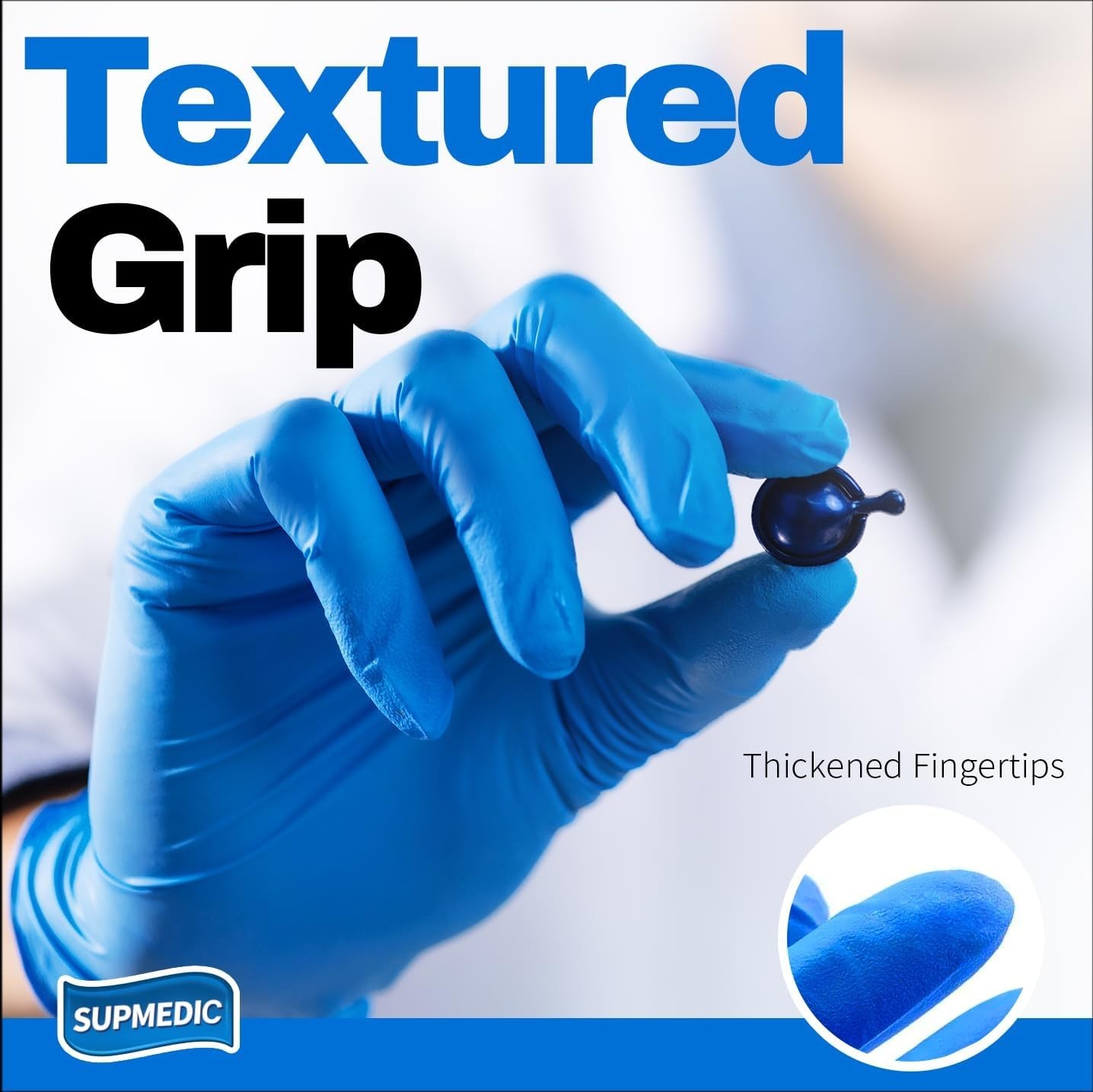 Versatile 5Mil Disposable Nitrile Gloves – Latex-Free, Perfect for Kitchen & Lab