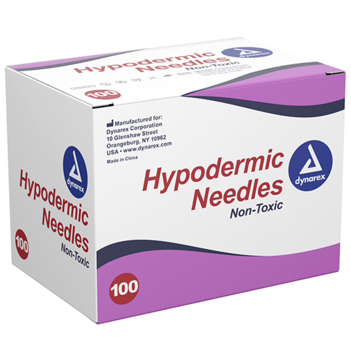 Dynarex, Non-Toxic, 21G, 1½” – Box of 100