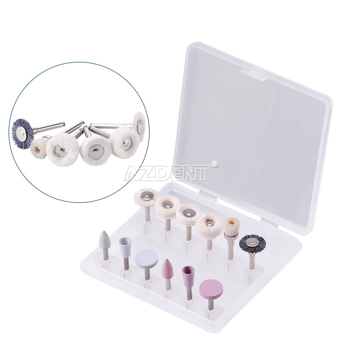 AZDENT Dental Composite Polishing Kit RA Burs For Contra angle handpiece
