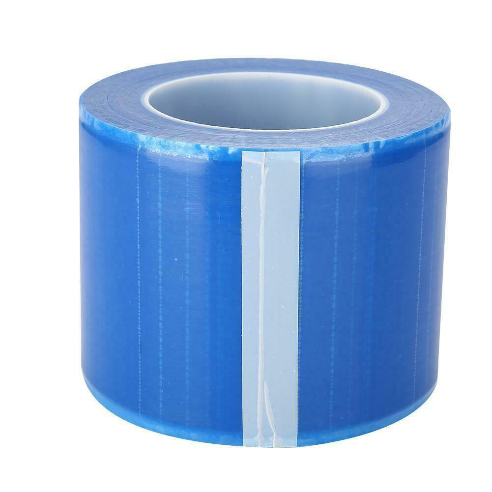 Dental Lab Barrier Plastic Sheets Blue/Clear/Pink Protecting Film Non-Stick Edge