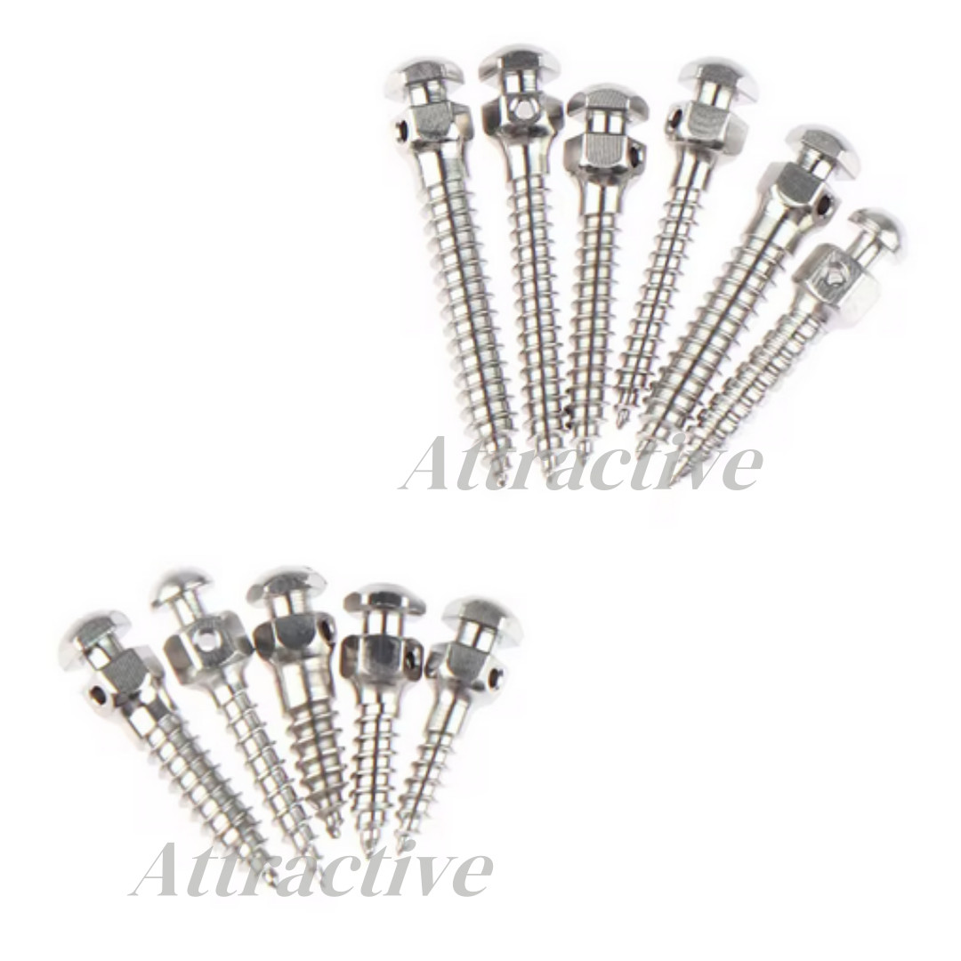 10Pcs Dental Mini Implant Micro Screw Orthodontic Screw Titanium TAD 14 Size USA