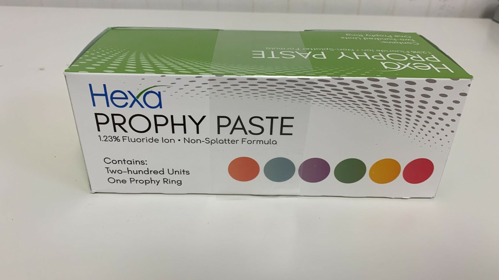 200 Pcs Hexa Prophy Paste 1.23% Fluoride Ion, Non-Splatter Formula ASSORTED