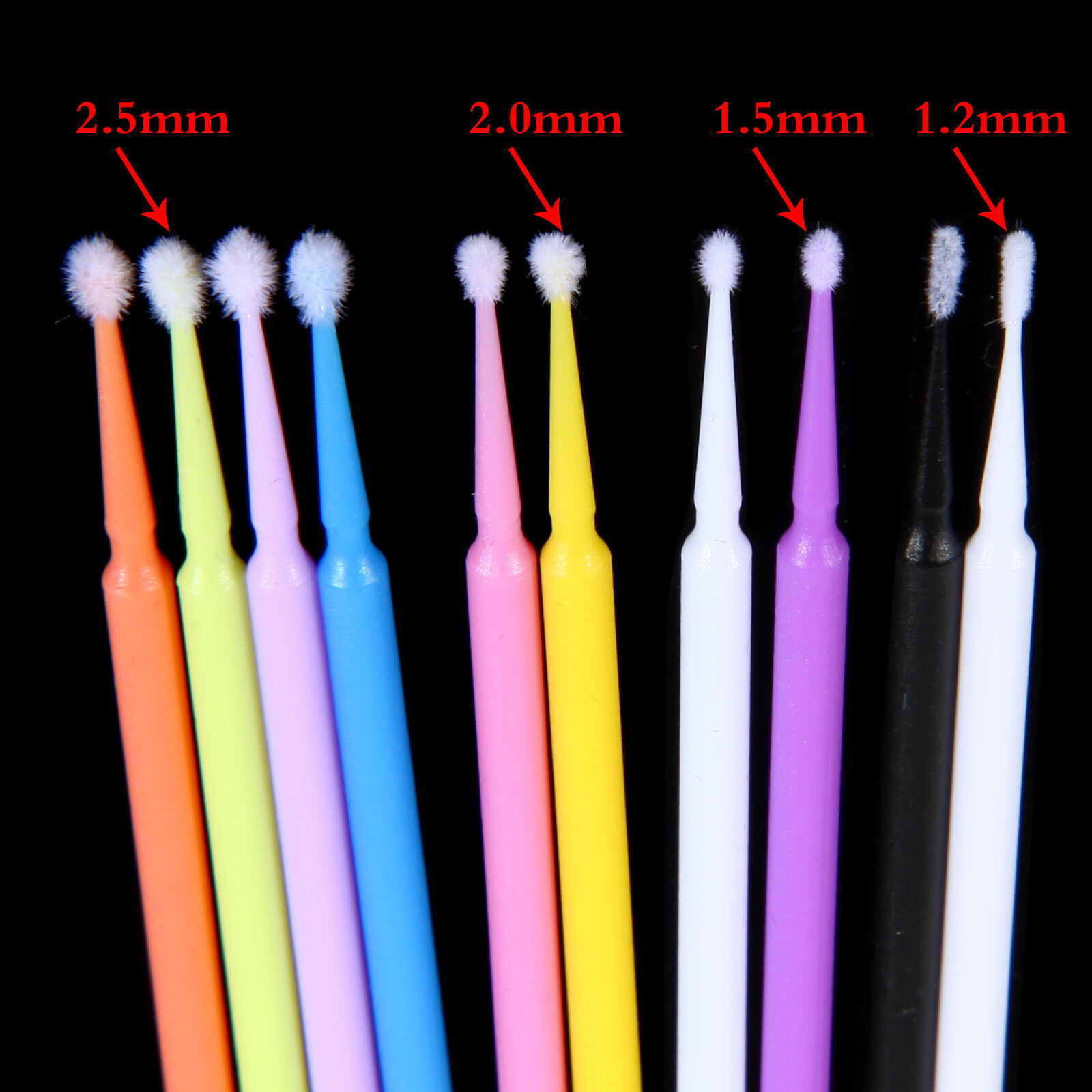 Dental Micro Applicator Brush Microbrush Tips Regular/Fine/Ultrafine DS