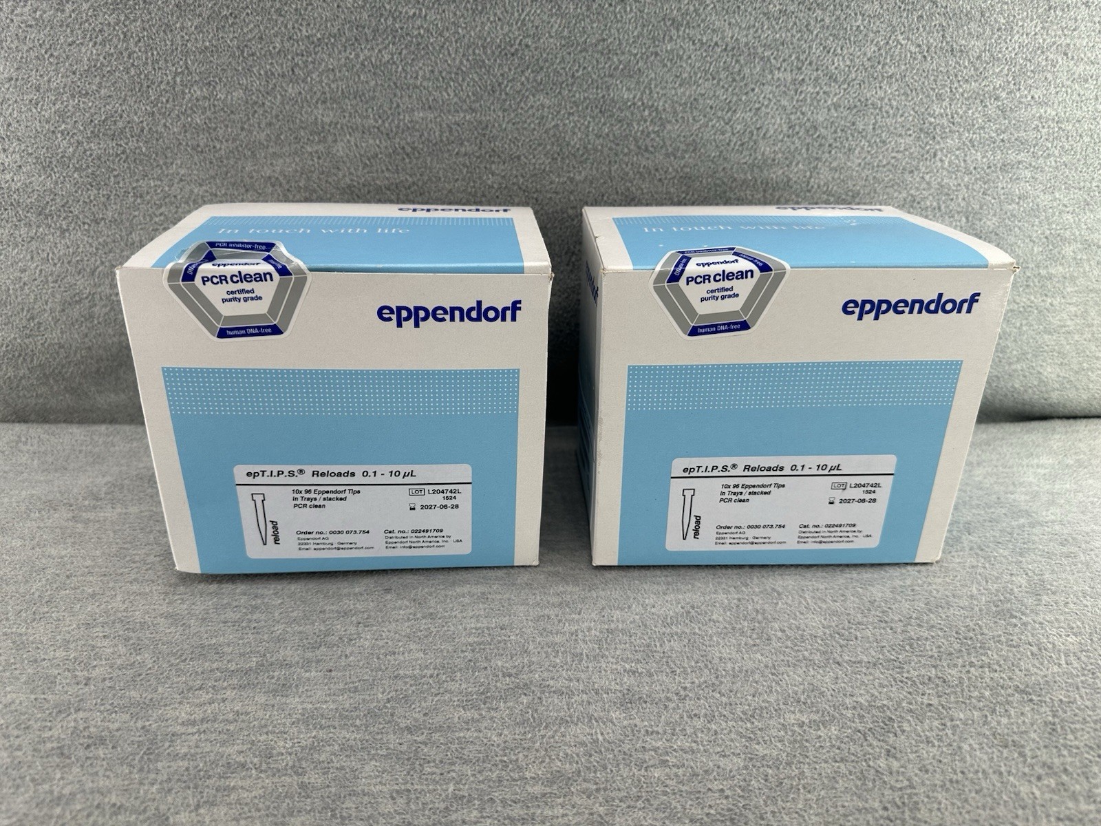 EPPENDORF 022491709 – (Two Box) 0.1 to 10µL epTIPS Reload Pipette Tips 10×96 LA