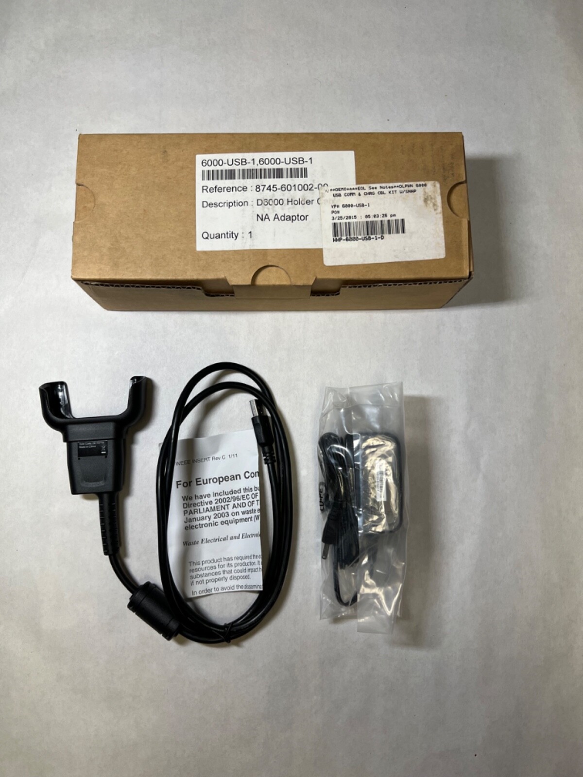 Dolphin 6000 Charging & Communications Cable Kit 6000-USB-1