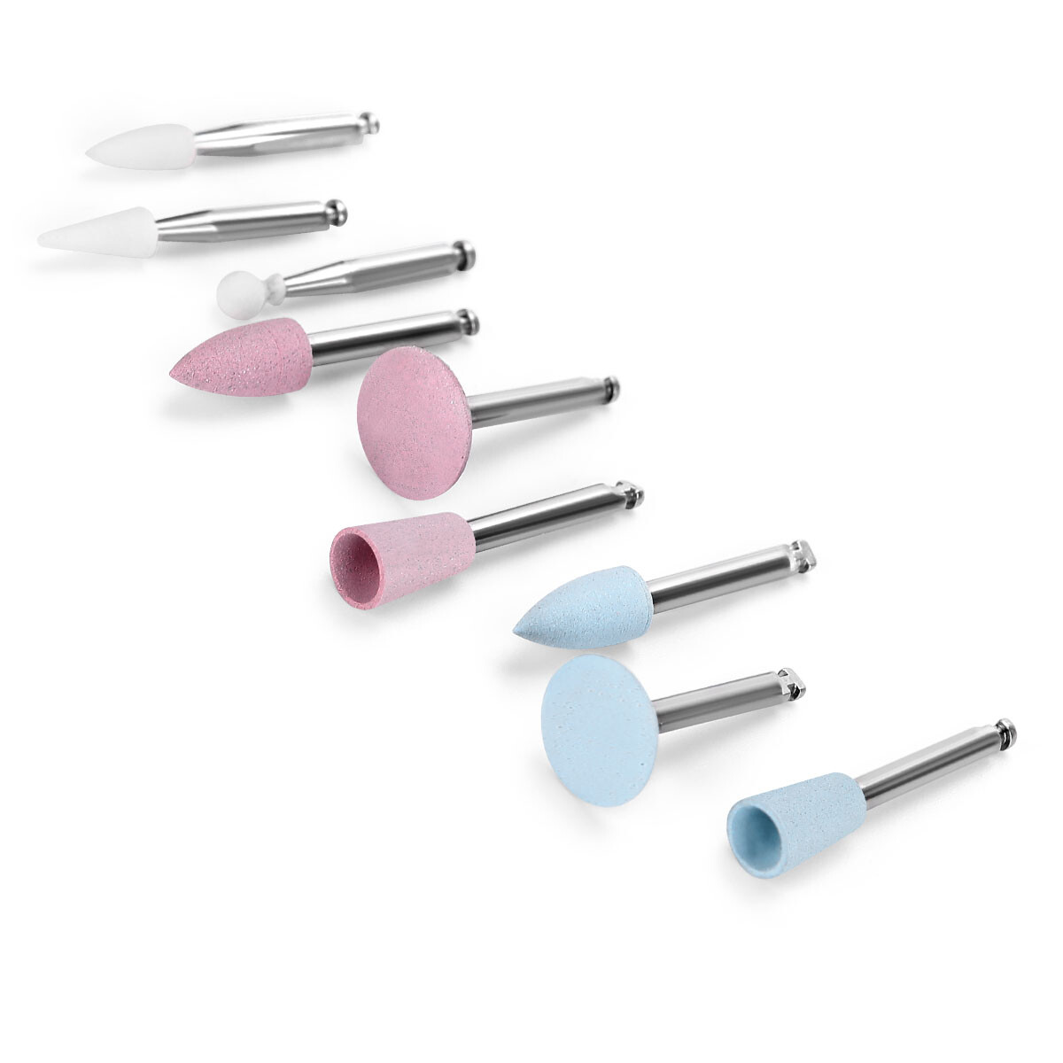 Dental Diamond Burs Cups Composite Polishing Kit RA0309 For Low Speed Handpiece