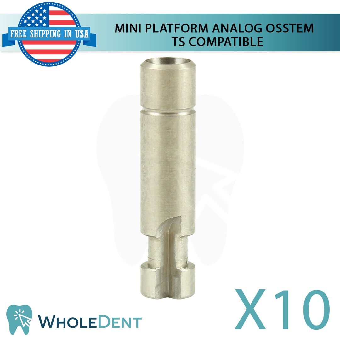 10x Mini Platform Analog Dental Lab 2.1mm Osstem® TS Hiossen® ET Compatible Hex