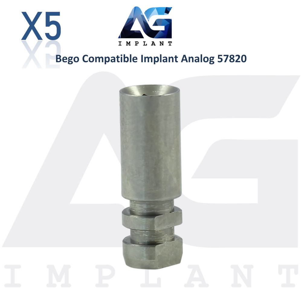 5 Fixture Analog Replica Compatible with BEGO® Ø4.1mm – 57820 Dental Lab