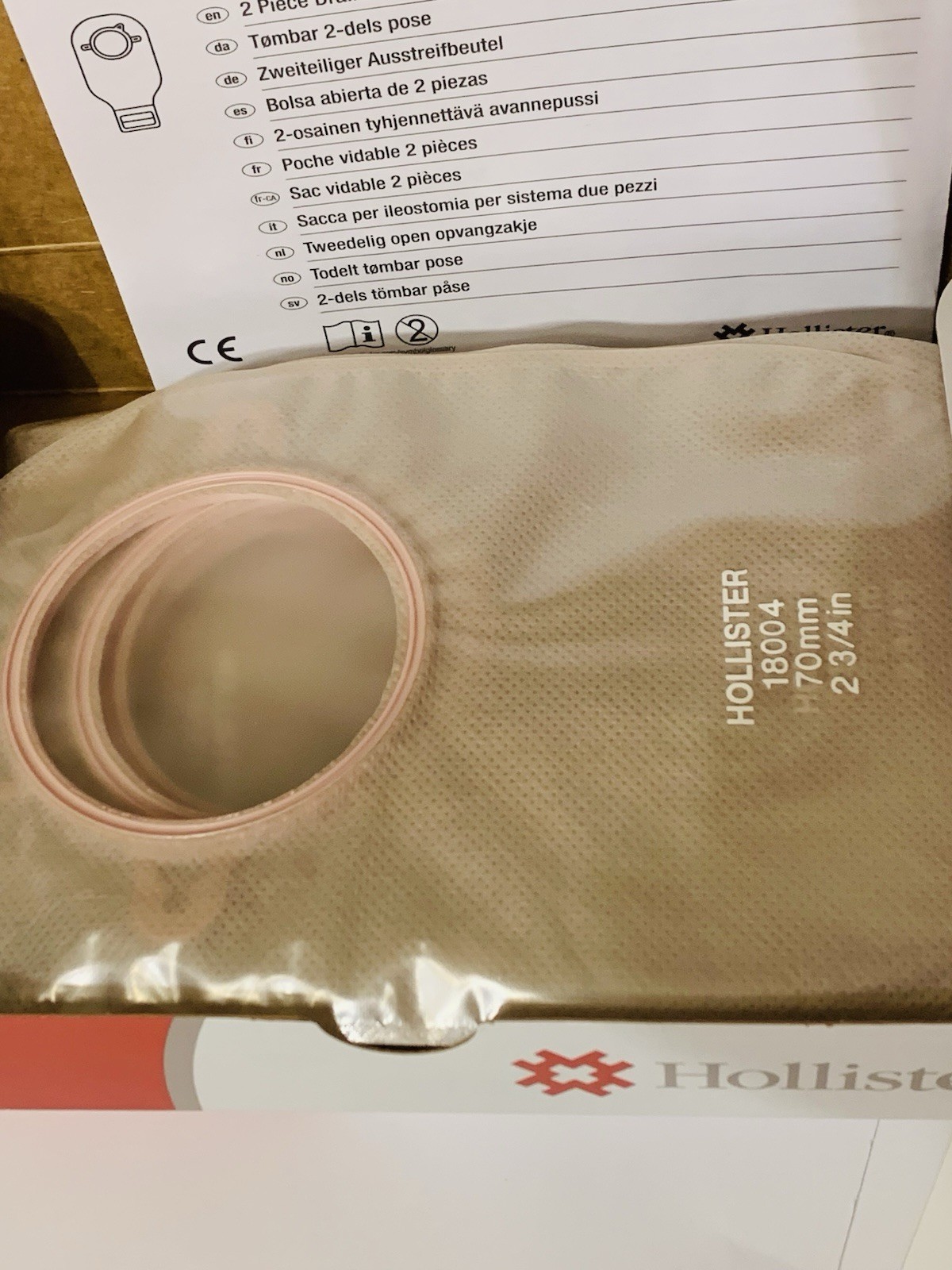 2 BOXES Hollister 18004 New Image 2-Piece colostomy 2BX/10EA Exp2030/10 FRESH
