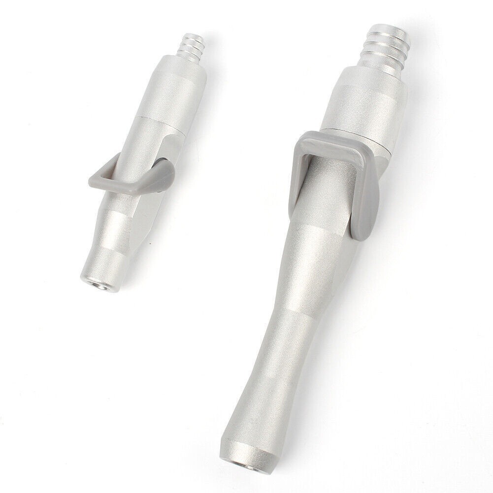 2PCs Dental Saliva Ejector Suction Valves Strong Weak Swivel Adapters Aluminum