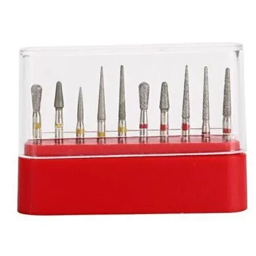 5Boxes Dental FG Diamond Burs Composite/Polishing for High Speed Handpiece