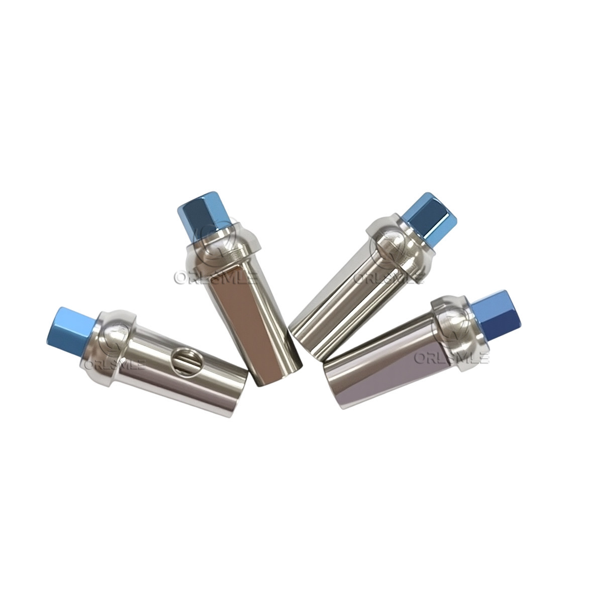 5 pcs Titanium straight abutment compatible with SIC Platform D4.4