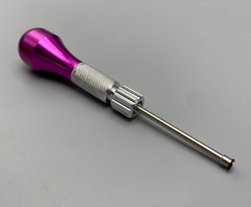 Dental Orthodontic Micro Implants Mini Screw Self-Drilling Fuchsia Screwdriver