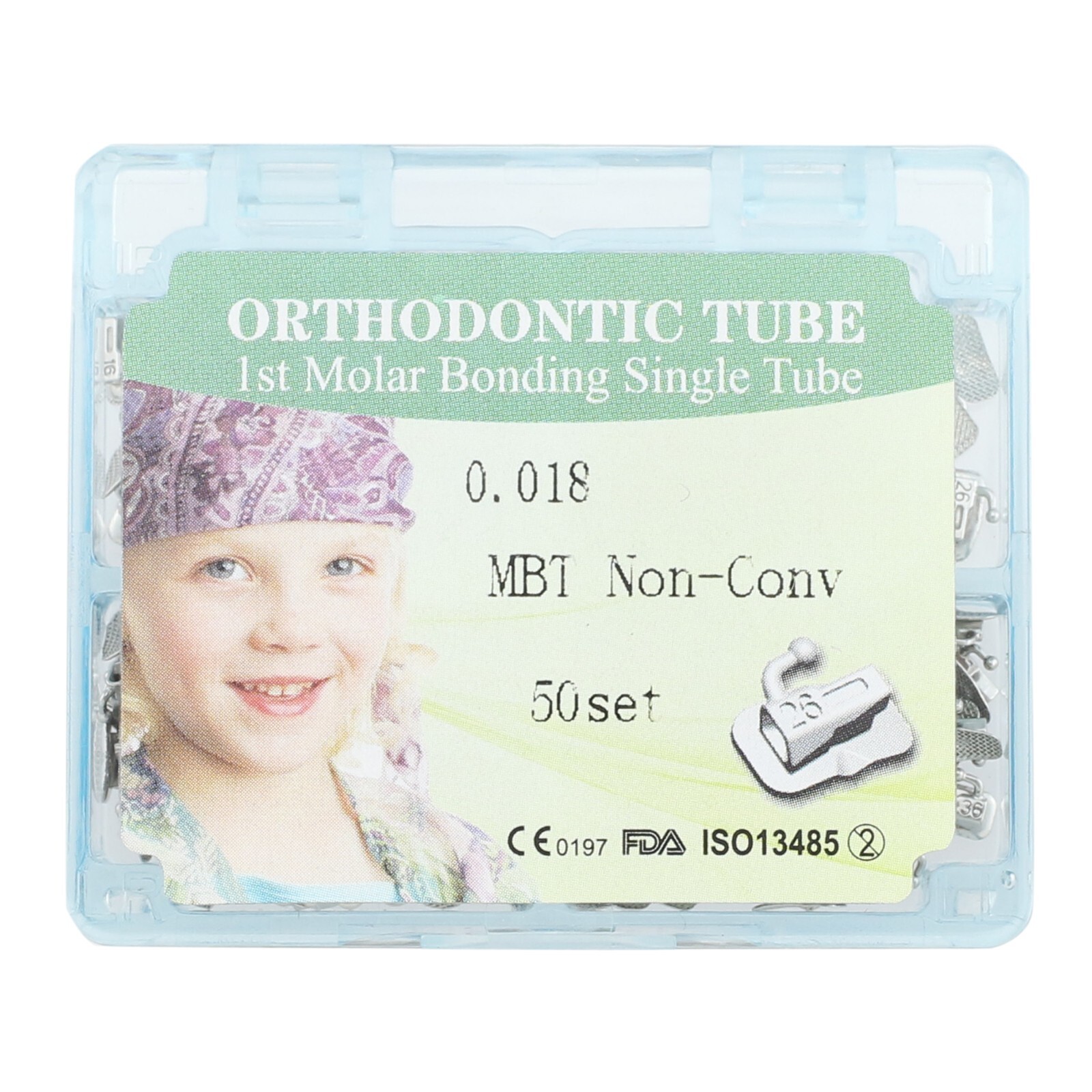 1000Pcs Dental Buccal Tubes Ortodoncia 1st 2nd Molar Mono Roth MBT 022 Non-Con