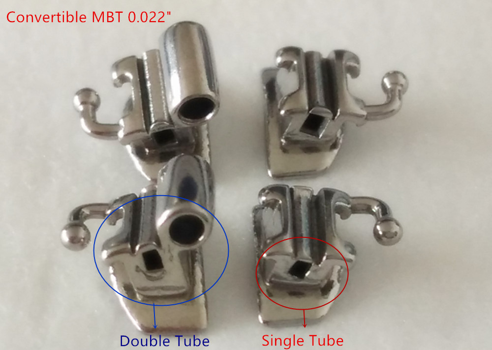 5Kit Dental Molars Tube Convertible MBT Buccal Tubes Headgear Double Single 1st