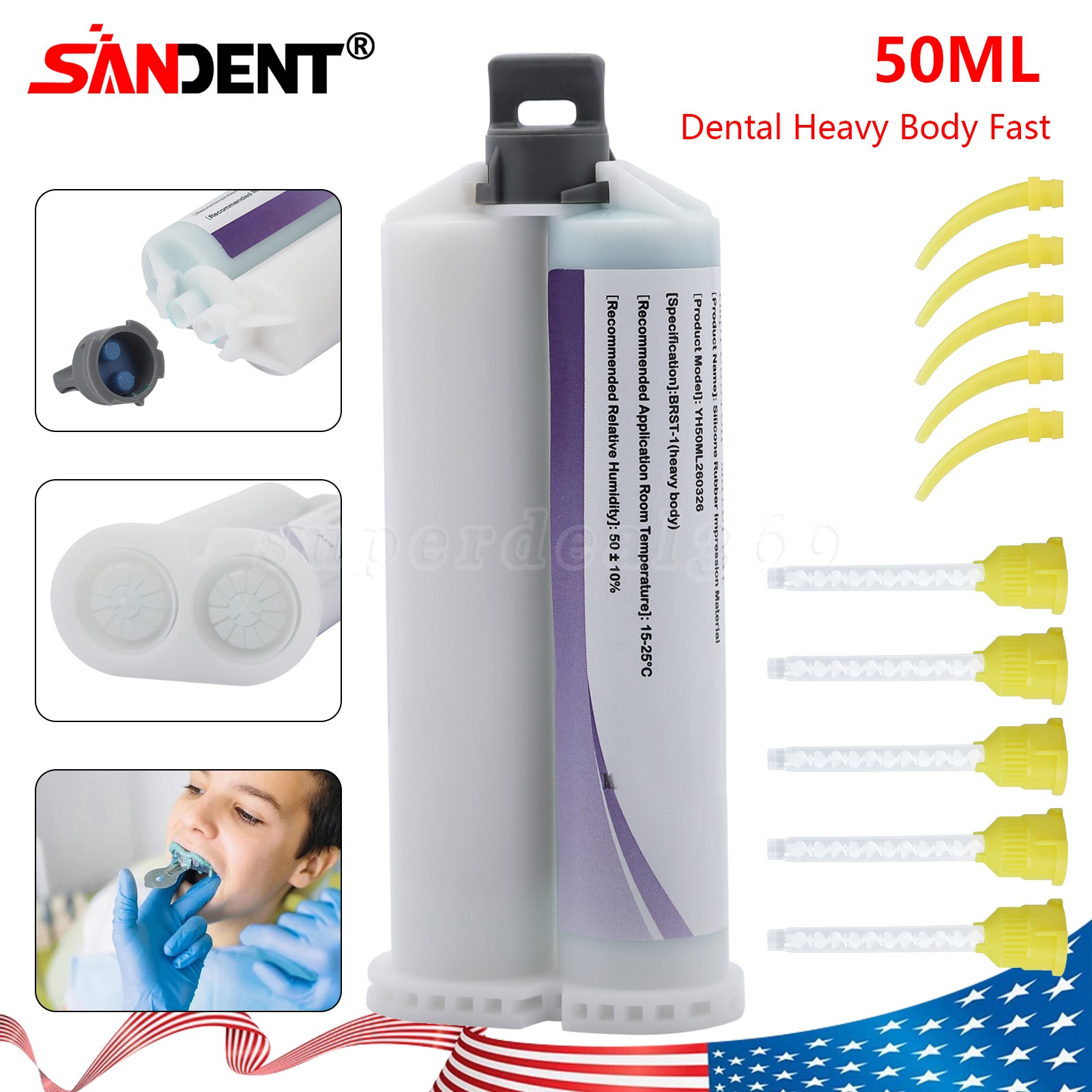 Dental Wireless Cordless LED Cure Curing Light Lamp 1500mw 5W Tool Resin Cure YB