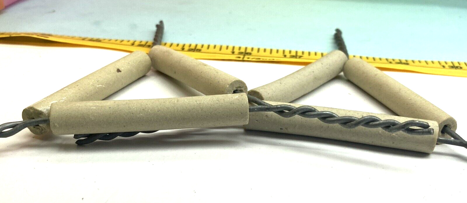Lot of 2) Pipe Stem Clay Triangle 2.5”, United Scientific CPT025, Holder, 2-1/2”