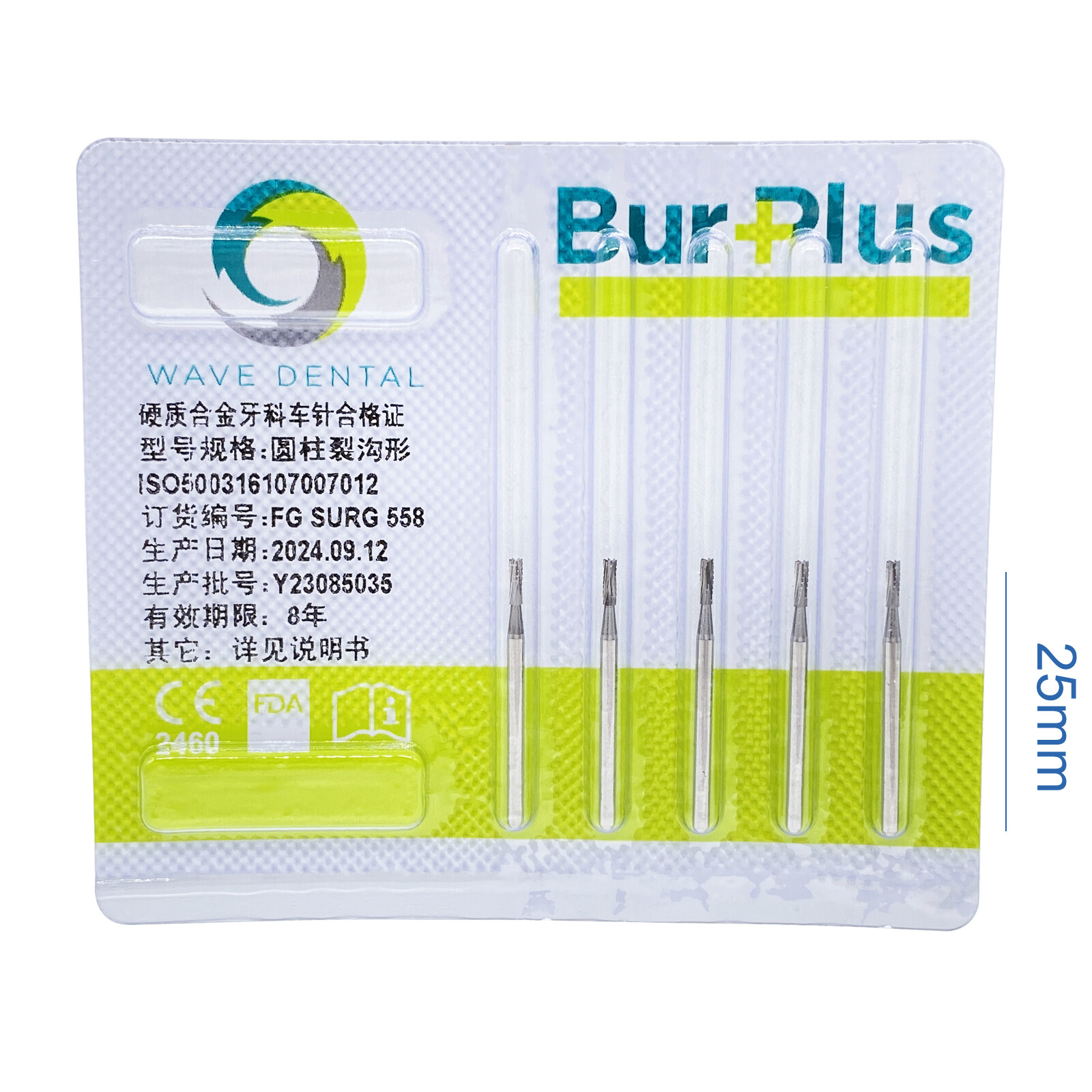 Wave Dental Carbide Surgical Burs FG SURG 2 4 557 557L 702 Long Shank High Speed