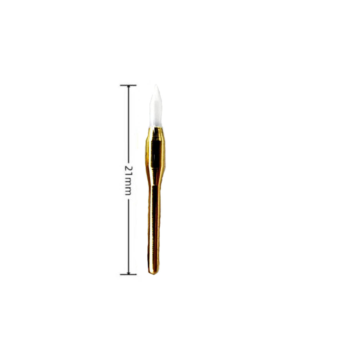 Dental Surgical Ceramic Soft Tissue Trimmer Burs 21mm for Gingival Retraction
