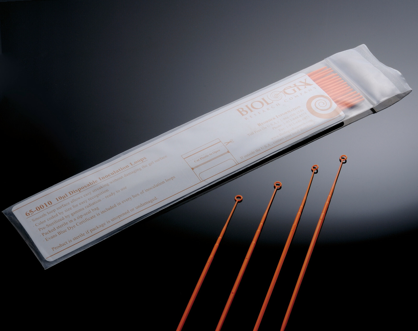 10ul Bacterial Inoculation Loops (Sterile, 100-1000 pieces)