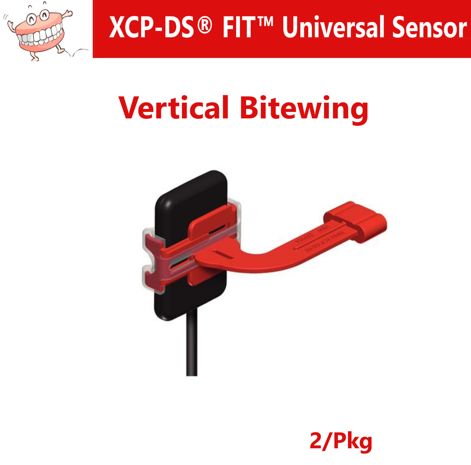 Dental XCP-DS® FIT™ Universal Digital Sensor Vertical Bitewing Biteblock, 2/Pk