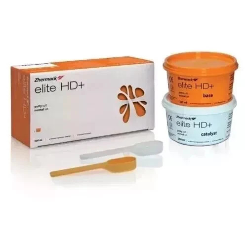 Zhermack Elite Hd+ Putty Soft Normal Set 2 x 250ML Free II Ship