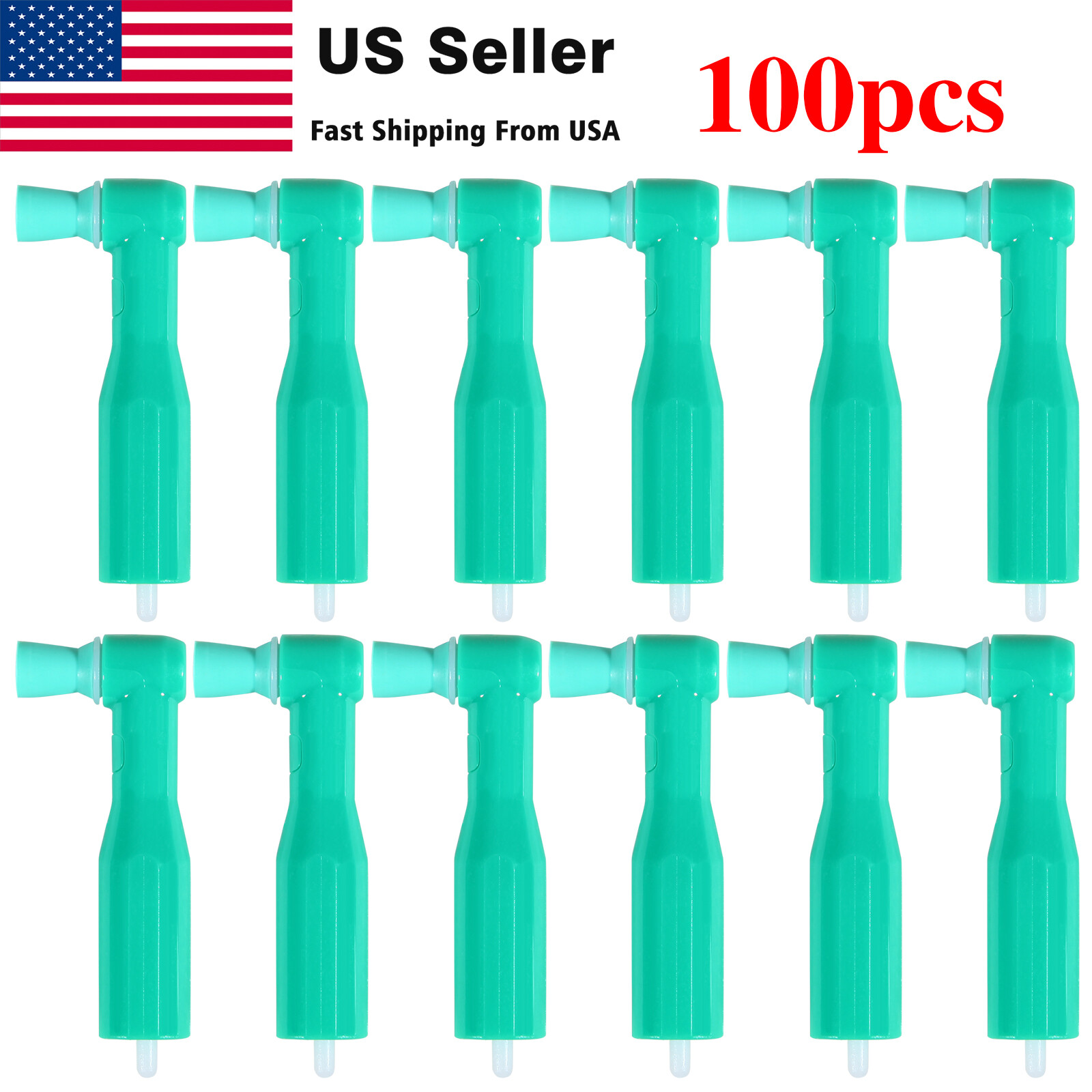 100pcs Dental Disposable Prophy Angles Cups Contra Angle Soft Cups Latex Free