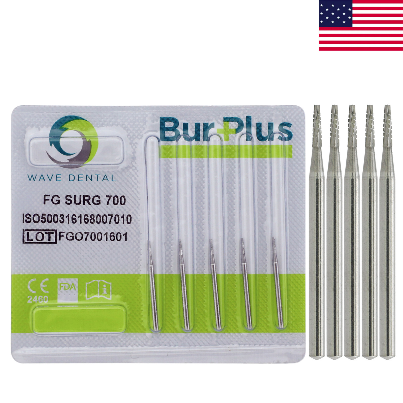 Wave Dental Carbide Bur High Speed Surgical Drill 700 701 702 703 FG SURG Prima