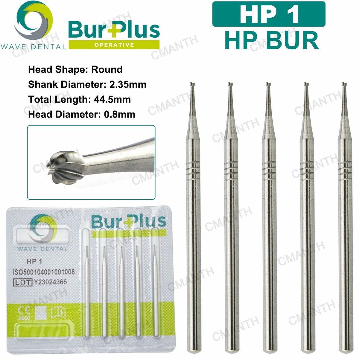 WAVE Dental Burs Tungsten Carbide Surgical Burs HP RA For Slow Speed Handpiece