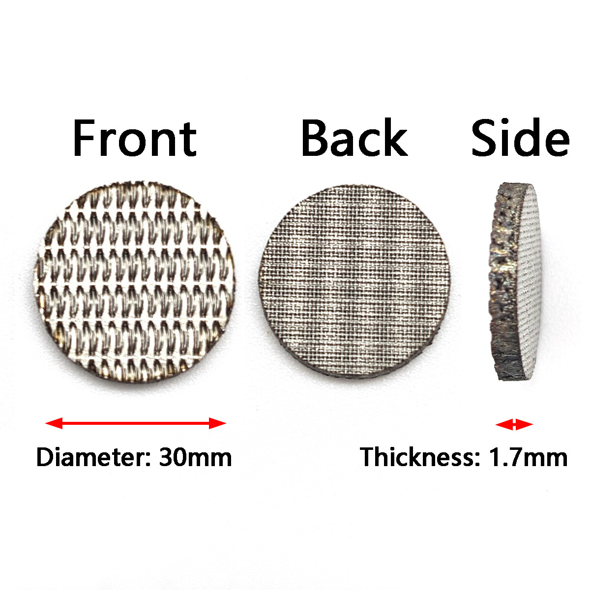 304 Stainless Steel Wire Mesh Filter Strainer Multilayer Sintered Filter Disc
