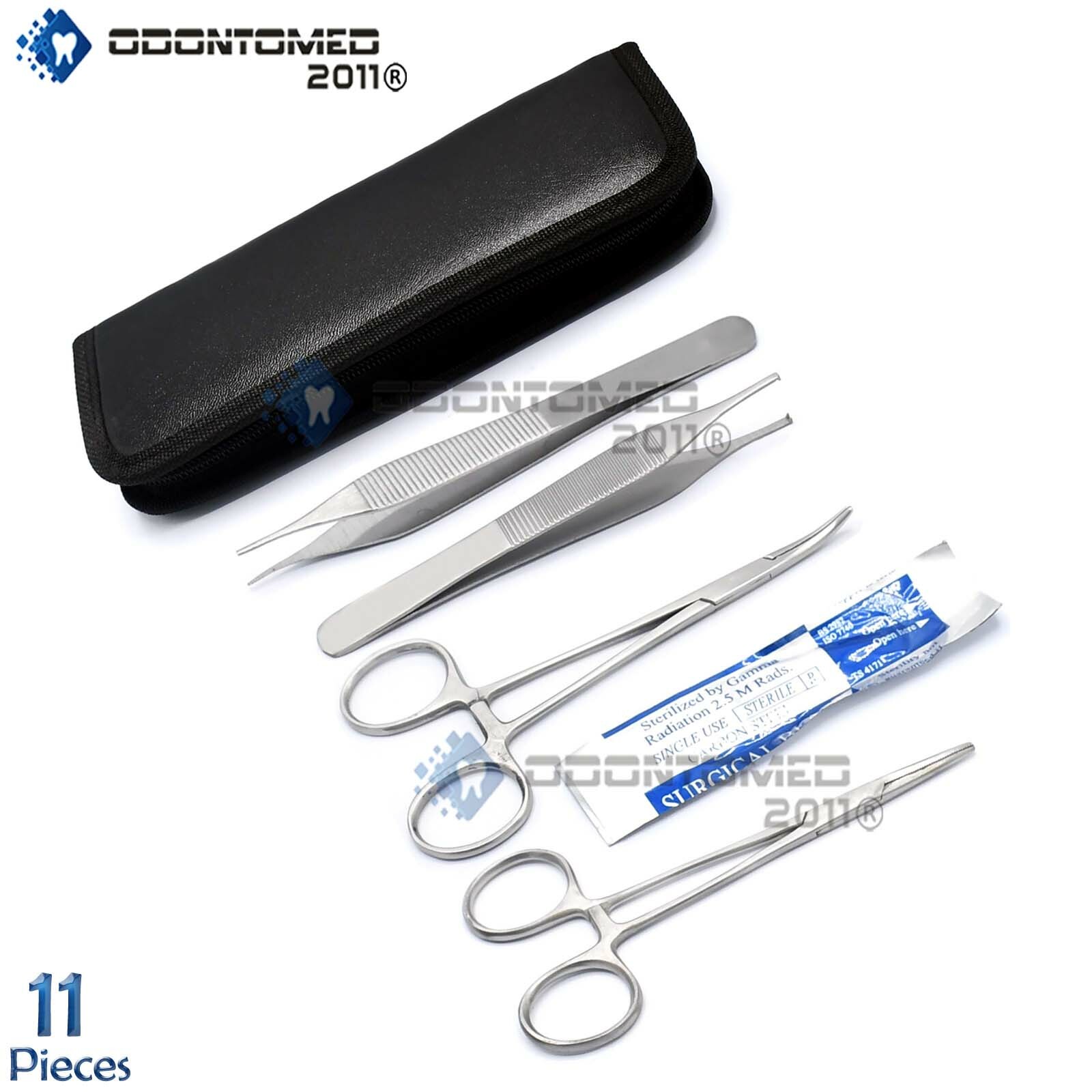 Basic Surgical Suture Kit, First Aid Set, Emergency Kit, Trauma Survival Pack