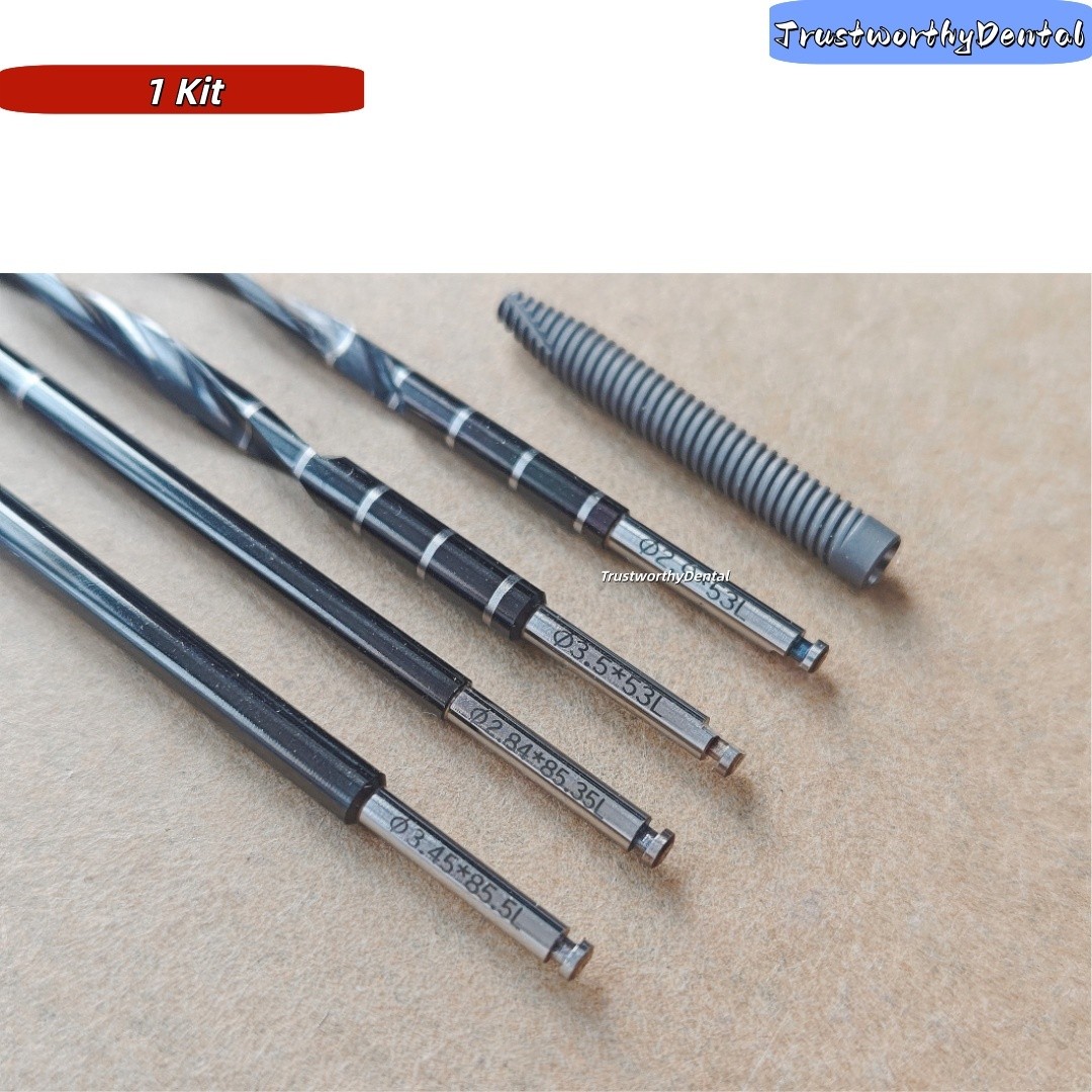 Dental Implants DLC Zygomatic Drills Preparation of zygomatic implant cavity