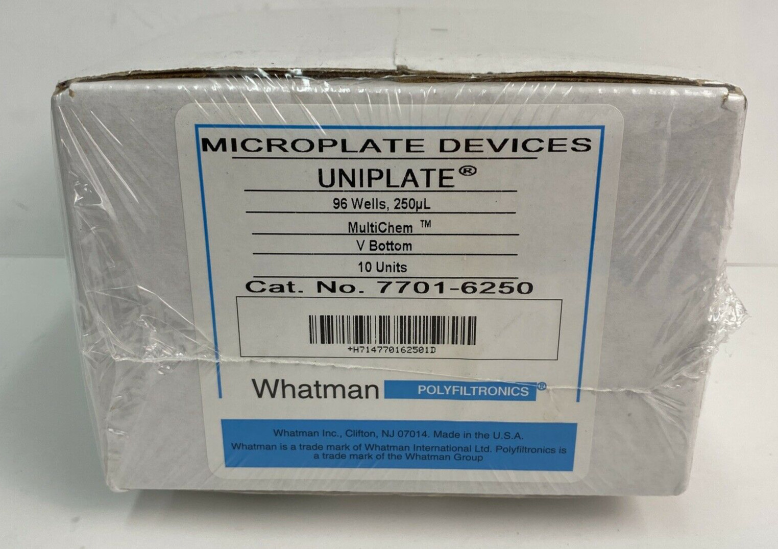 Whatman Microplate MultiChem 250 ul 96 Well Total of 10 Plates
