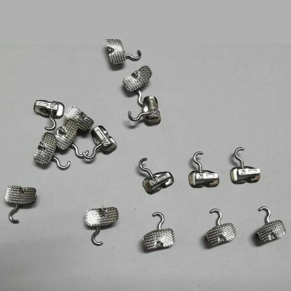 10 kits dental orthodonitc 1st molar buccal tubes with crimpable hooks 4pcs/kit