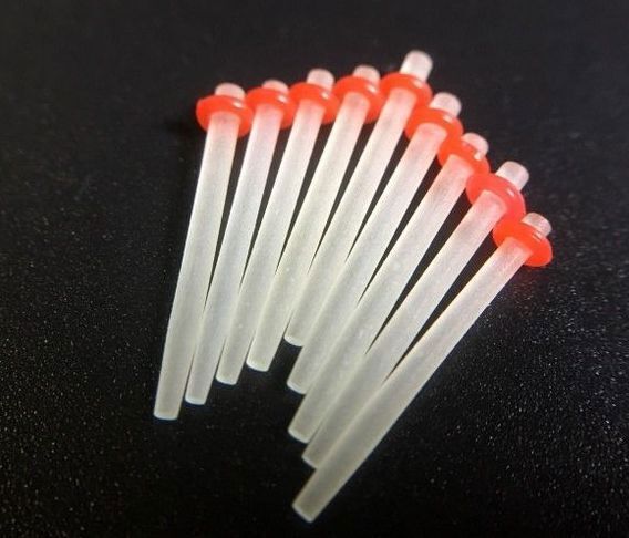 200PCS Dental Glass Fiber Post Root Canal Pins Straight 1.0 1.2 1.4 1.6mm Posts