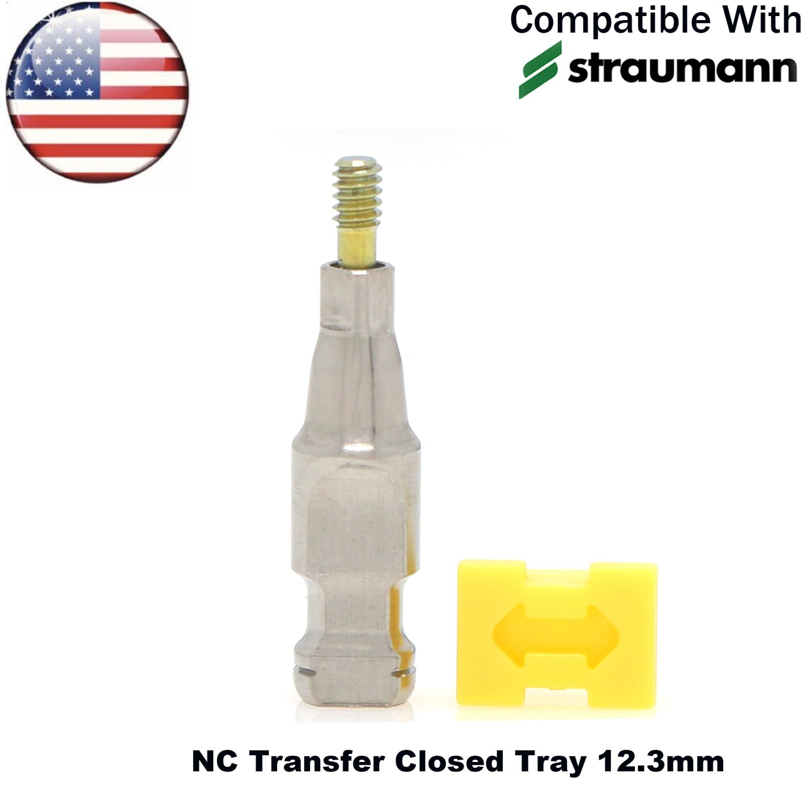 US Dental Impression Coping Open Closed Tray NC RC Transfer Fits Straumann ITI
