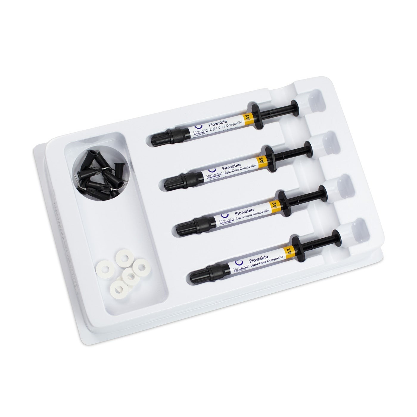 Denmat 032381815 Virtuoso Flowable Low Viscosity Composite Syringes 1 Gm 4/Pk A2