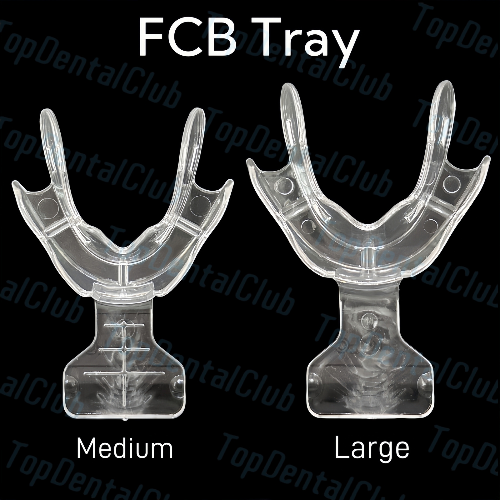 Dental Centric FCB Trays Frame Cut Back Impression Tray Mandibular Edentulous