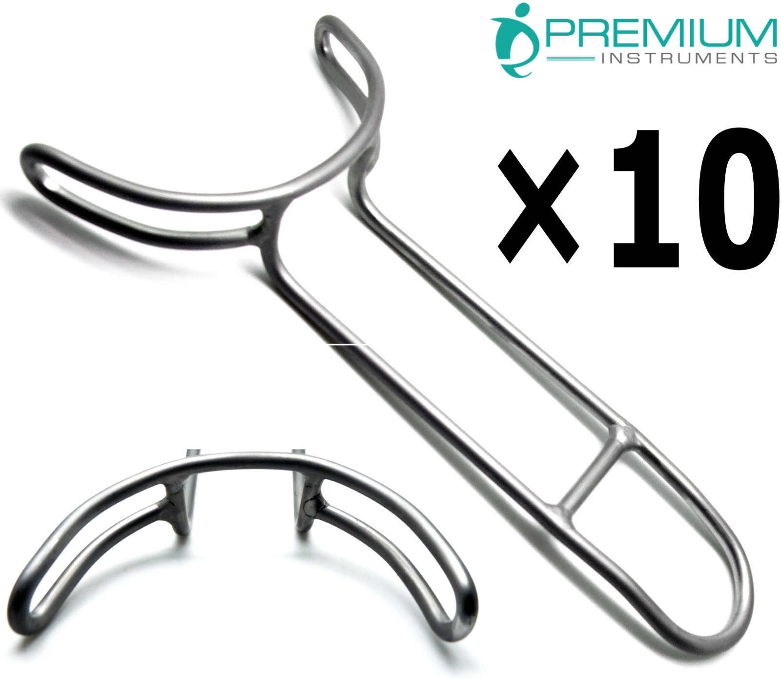 10× Dental Lip Cheek Vestibulum Retractor 6.5″ Mouth Opener Premium Instruments