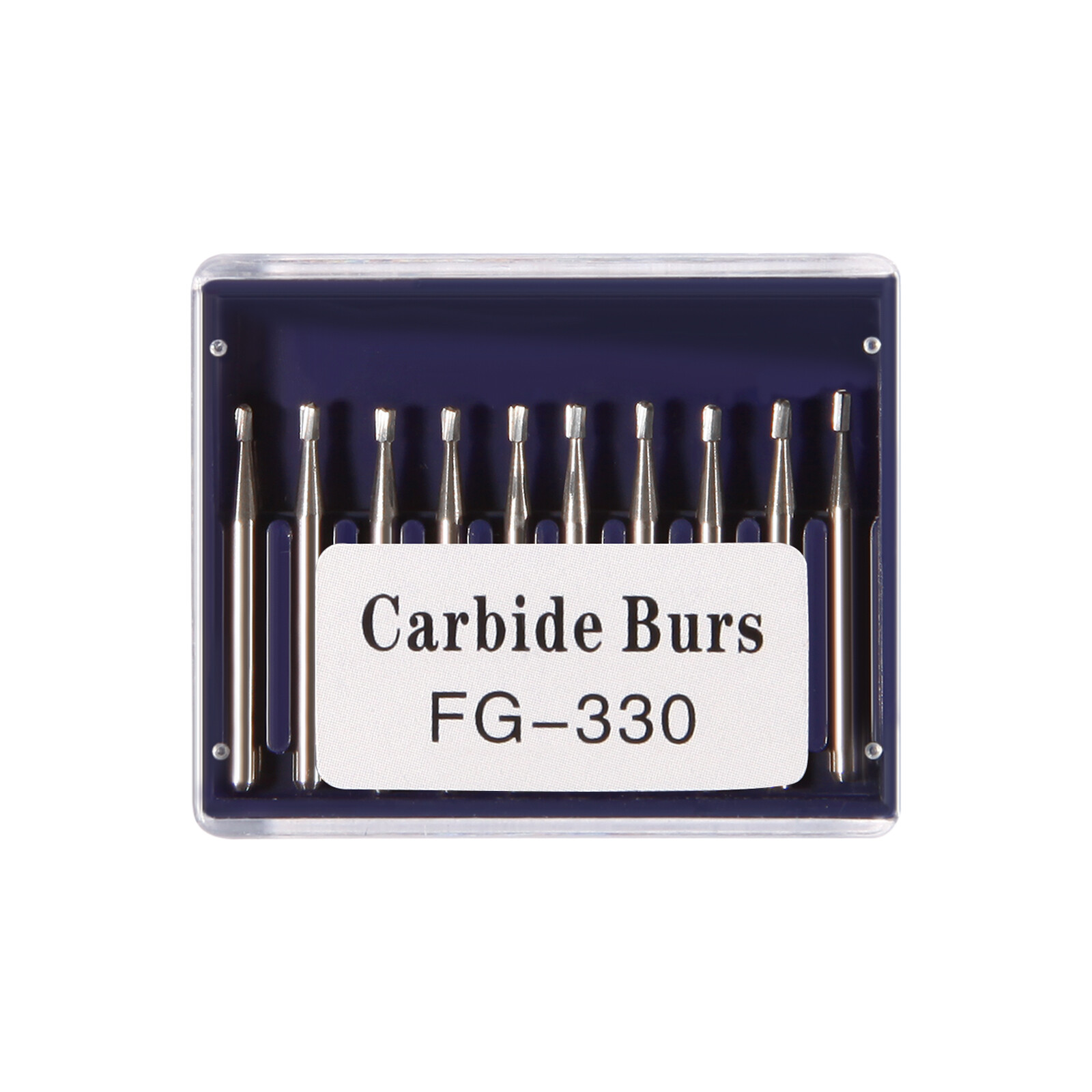 10-100pcs FG330 Dental Pear Carbide Bur High Speed 19mm Friction Grip Drill Bits