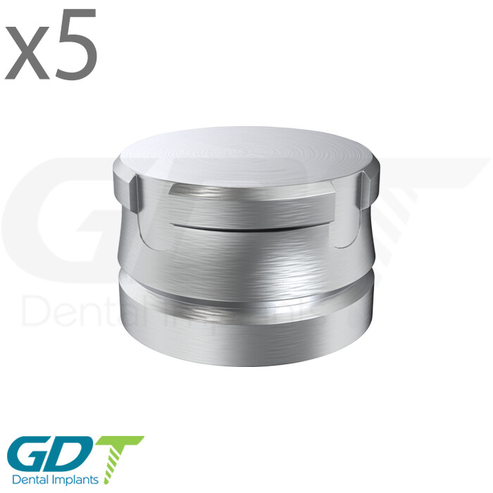 5 Micro Metal Cap For Ball Attachment Dental Fixture Prosthetic
