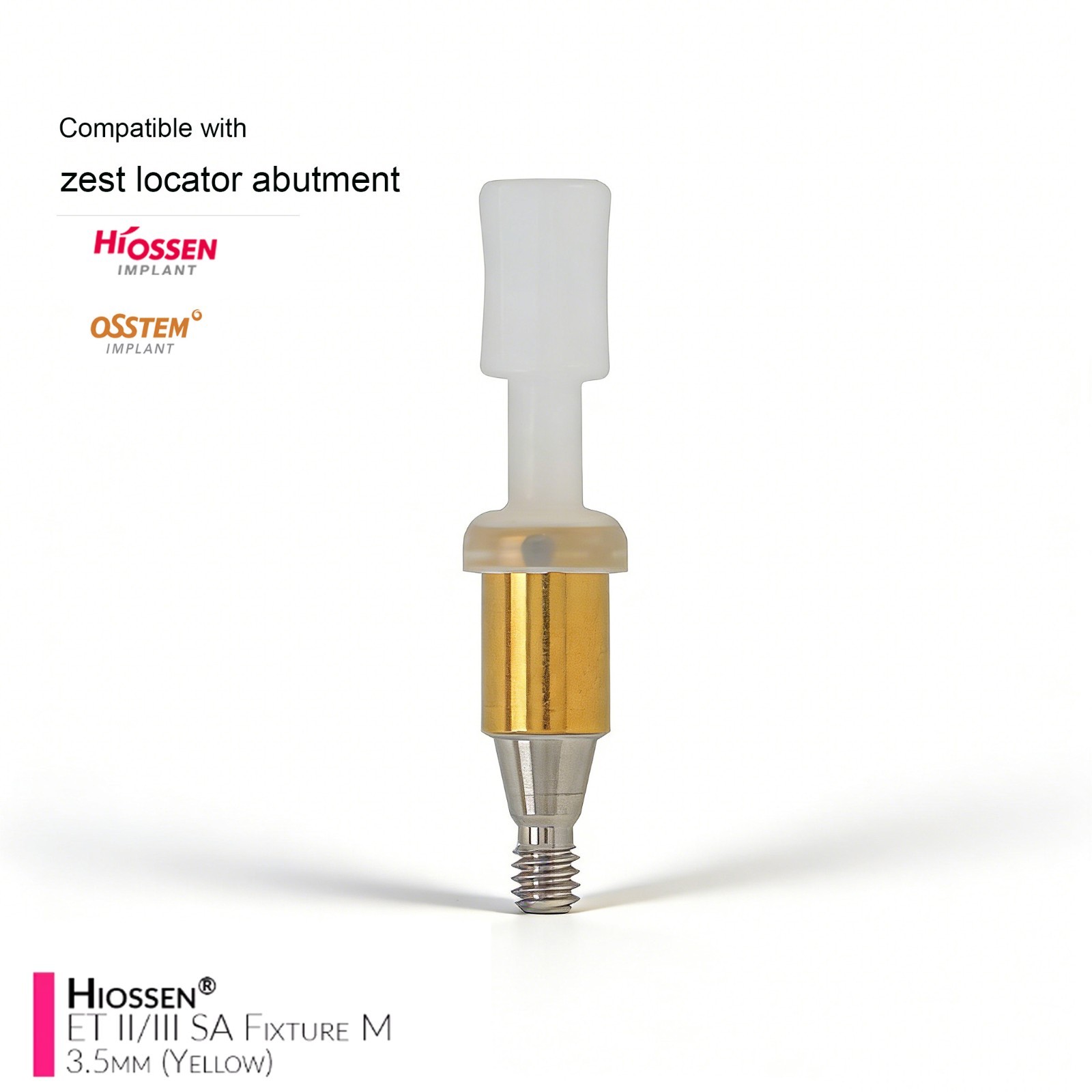 Hiossen ET Mini/Regular Platform Compatible ZEST Locator system Legacy Abutment