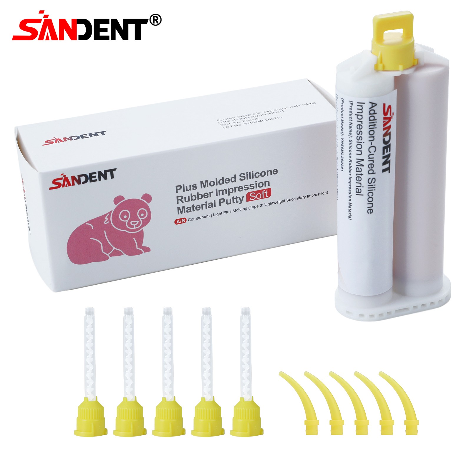 Light BODY FAST SET VPS PVS Dental Impression Material Set 50ML Cartridges