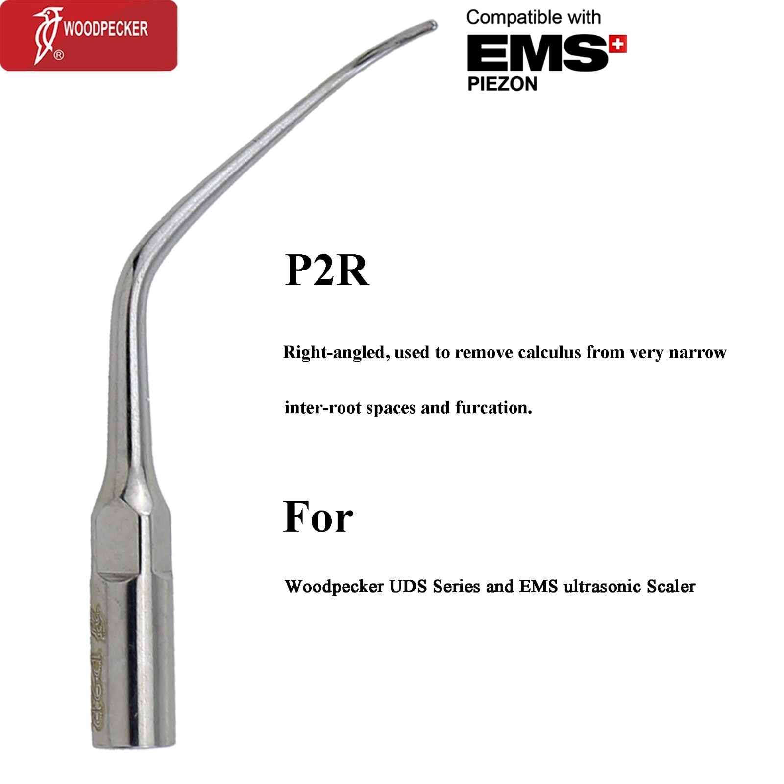 Woodpecker Dental Ultrasonic Piezo Scaler Tip Endo Perio DTE SATELEC EMS G1 P1 E