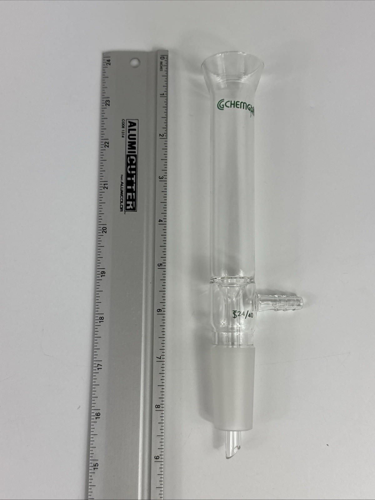 CHEMGLASS Vacuum Filtration Adapter 230mm Height 24/40 Joint CG-1053-13